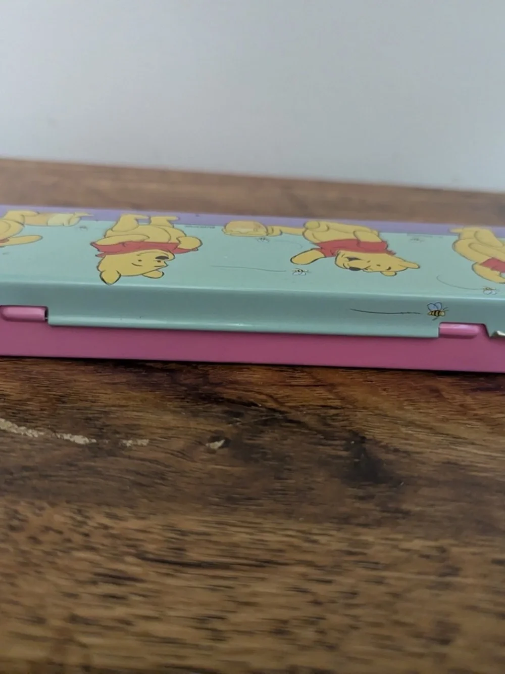 Winnie the Pooh Hunny Pot Rectangular Metal Pencil Case Pastel Disney Euromic